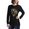 Golden Artwork Happy New Year Women’s Long Sleeve Tee