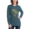 Golden Artwork Happy New Year Women’s Long Sleeve Tee