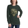 Golden Artwork Happy New Year Women’s Long Sleeve Tee