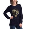 Golden Artwork Happy New Year Women’s Long Sleeve Tee