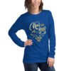 Golden Artwork Happy New Year Women’s Long Sleeve Tee