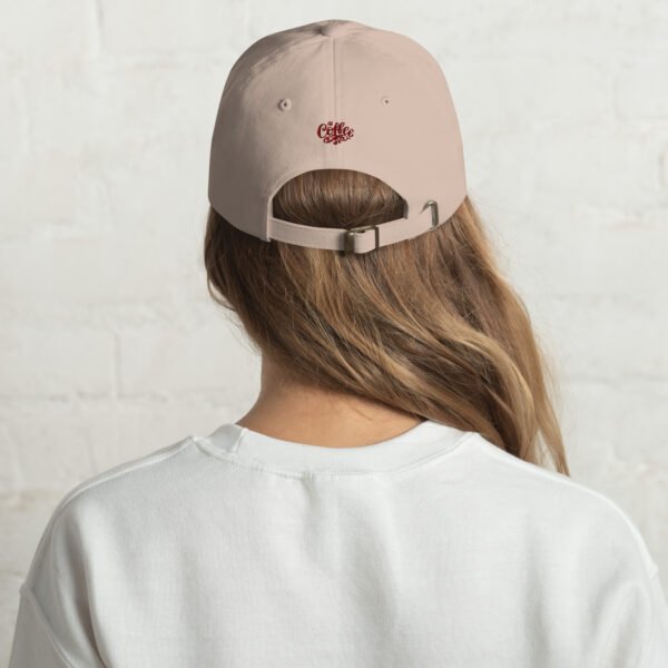 Coffee Lover’s Dad Hat With Bean Accents