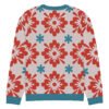 Floral Knitted Crew Neck Sweater – Cozy & Stylish