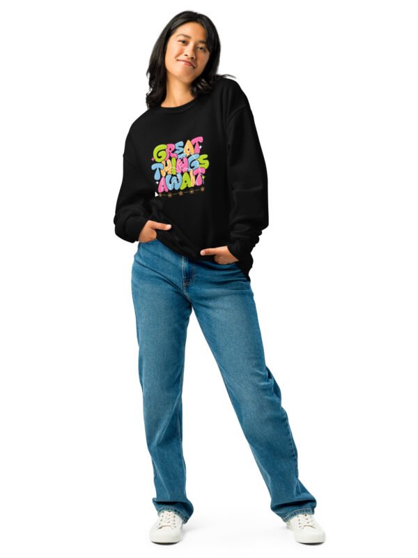 Inspire Your Day With The “Great Things Await” Women’s Sweatshirt