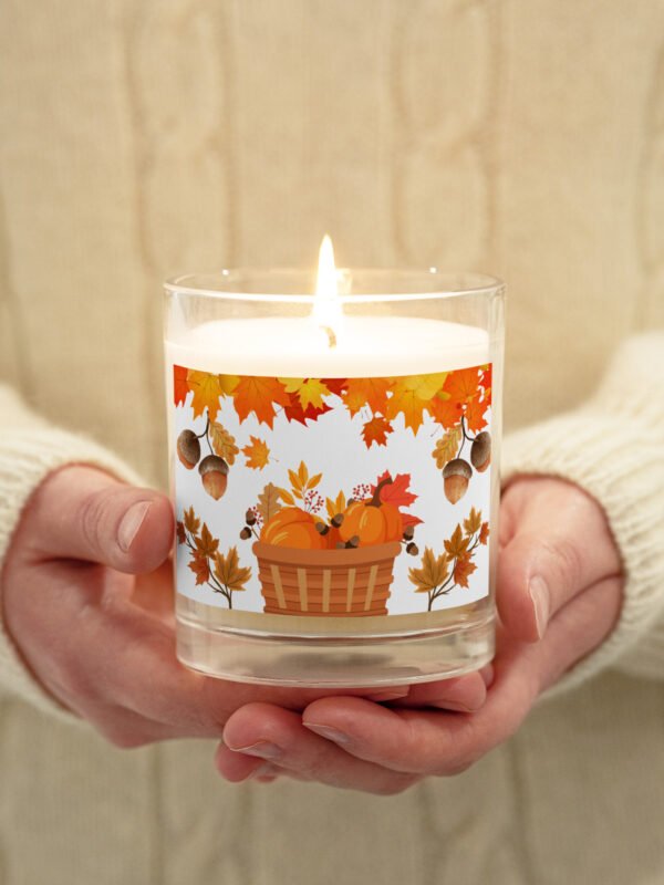 Autumn Glow Soy Candle – Cozy Seasonal Fragrance