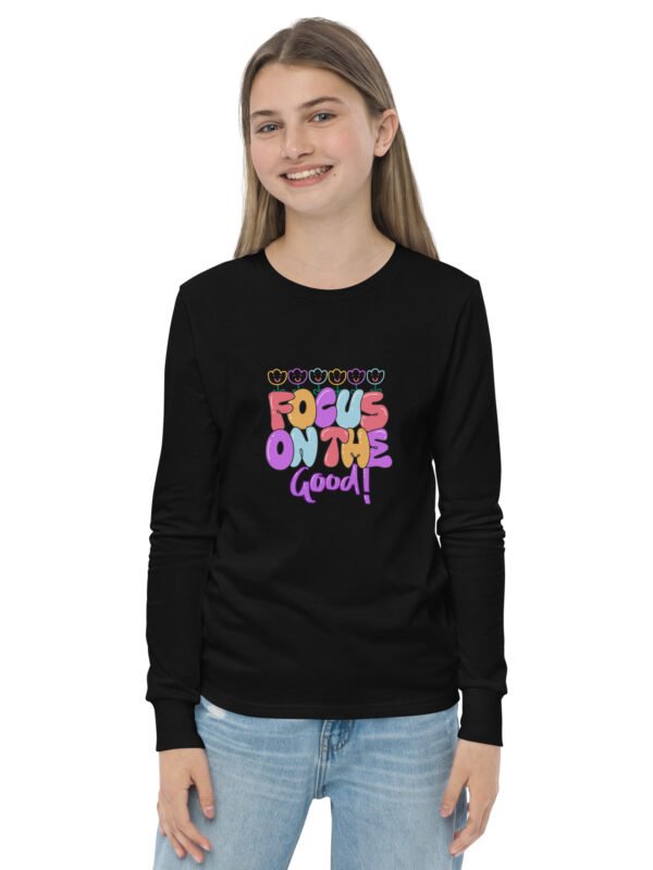 Focus on the Good Kids’ Long Sleeve Tee – Inspire Positivity in Every Wear!