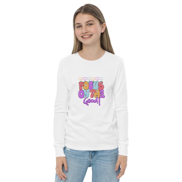 Focus on the Good Kids’ Long Sleeve Tee – Inspire Positivity in Every Wear!