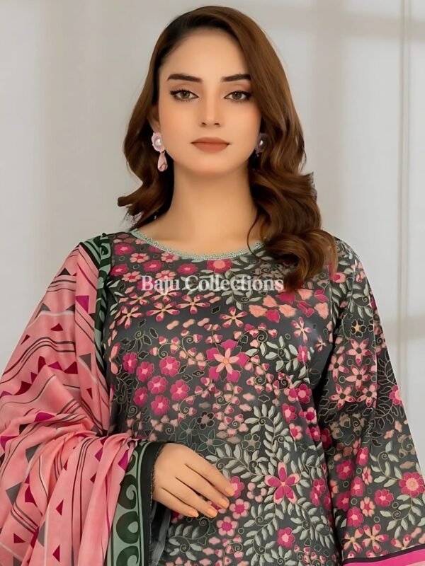 Yellow Green Pakistani unstitched lawn collection