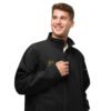 let it snow columbia jacket black side