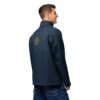 let it snow columbia jacket navy back