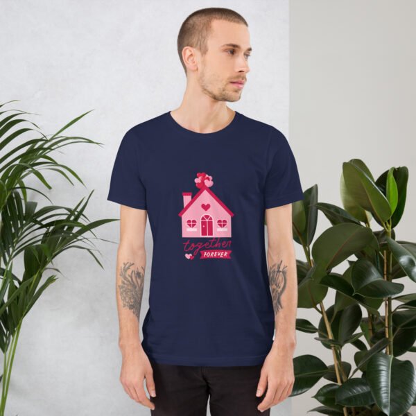 unisex-staple-t-shirt-navy-front-67a7ac535cc5b.jpg Together Forever Unisex T-Shirt – Perfect Gift For All