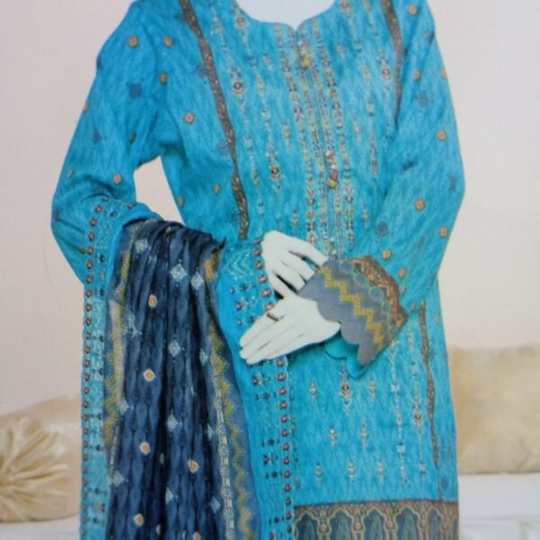 Embroidered Lawn Suit Online – 3-Piece Unstitched Lawn Suit Buy Embroidered Lawn Suit Online – Unstitched 3-Piece Lawn Suit with Lawn Dupatta