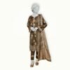 Embroidered unstitched suits online featuring detailed lawn shirt, matching trousers and a stylish printed dupatta for everyday elegance