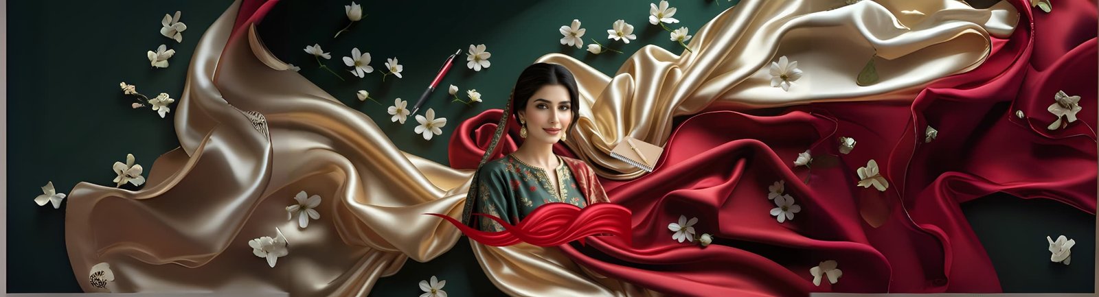 Blog header image showing fashion, home decor, and digital workspace.