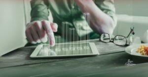 Businessperson choosing the best platform to sell digital products from multiple options.