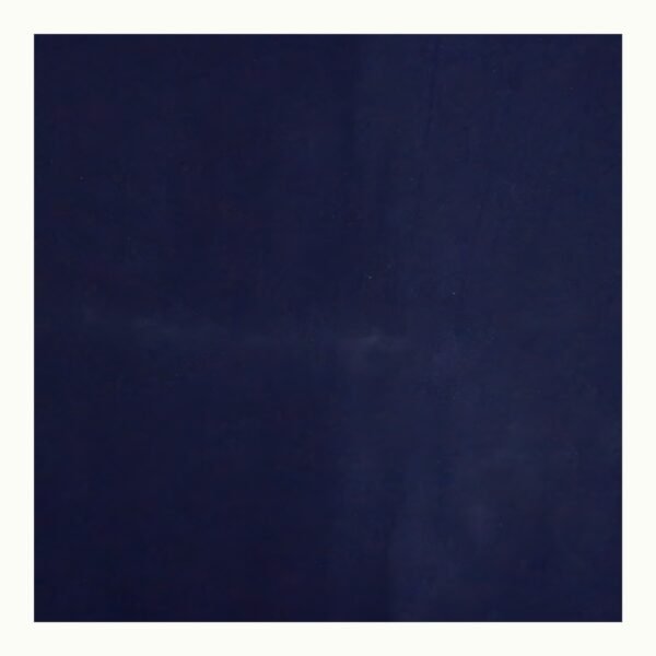 Close view of mens navy blue unstitched suit fabric