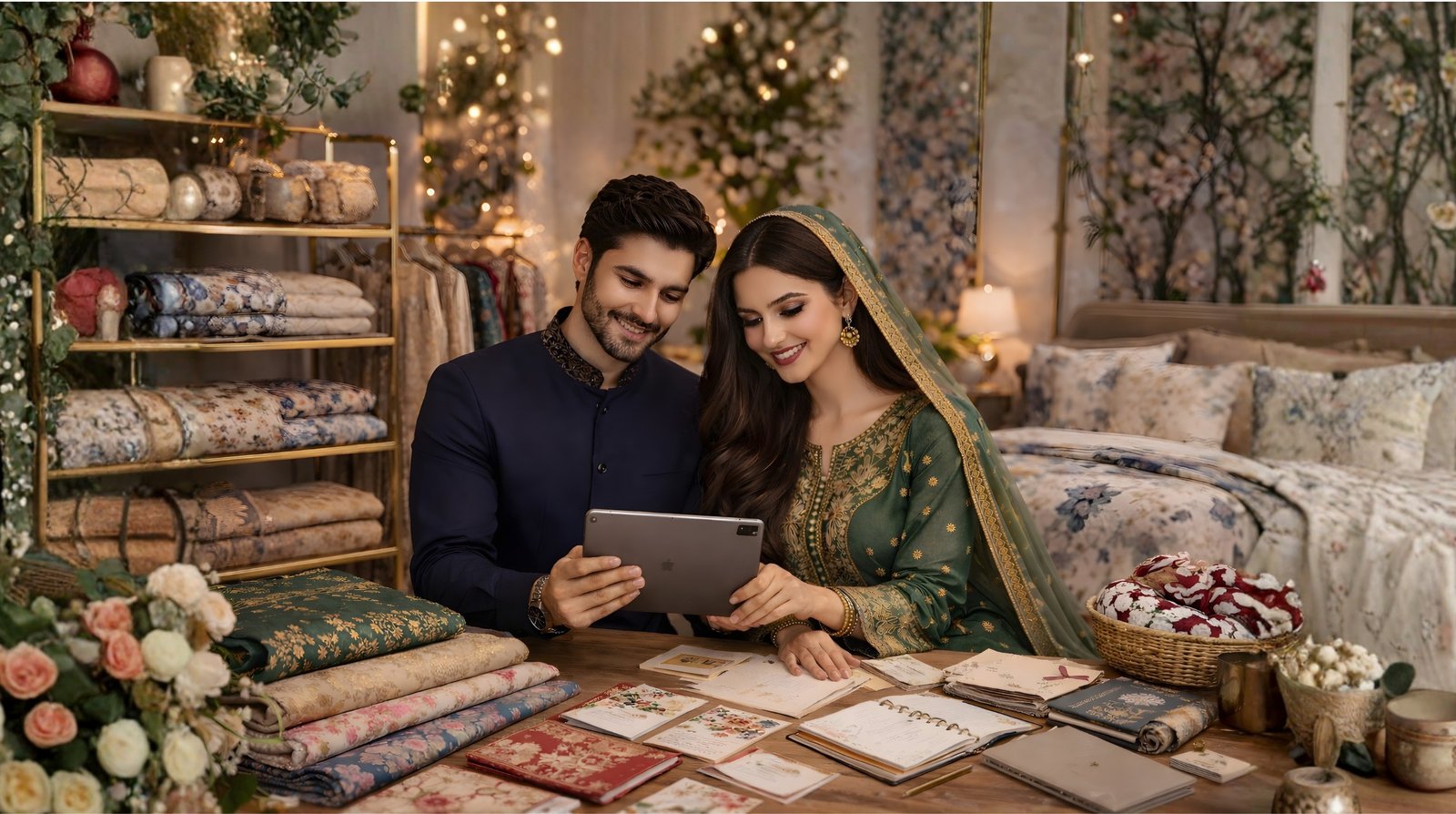 Stylish clothing support at Baju Collections contact page for men's and women's fashion home decor and digital downloads