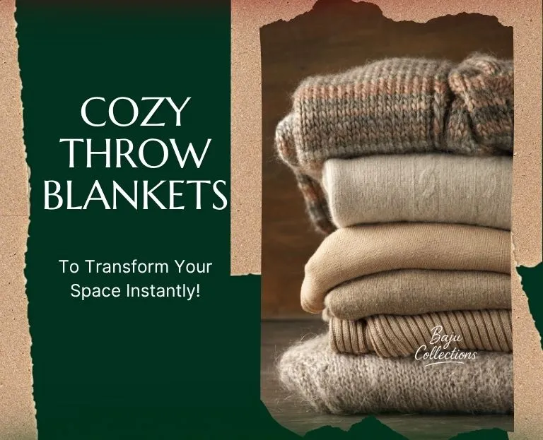 Throw blanket to transform your space